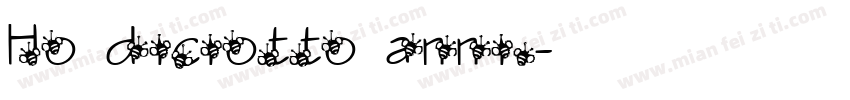 Ho diciotto anni.字体转换
